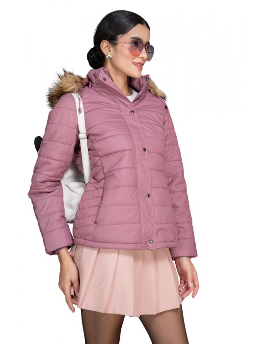 Women Travel Jacket Plum Color